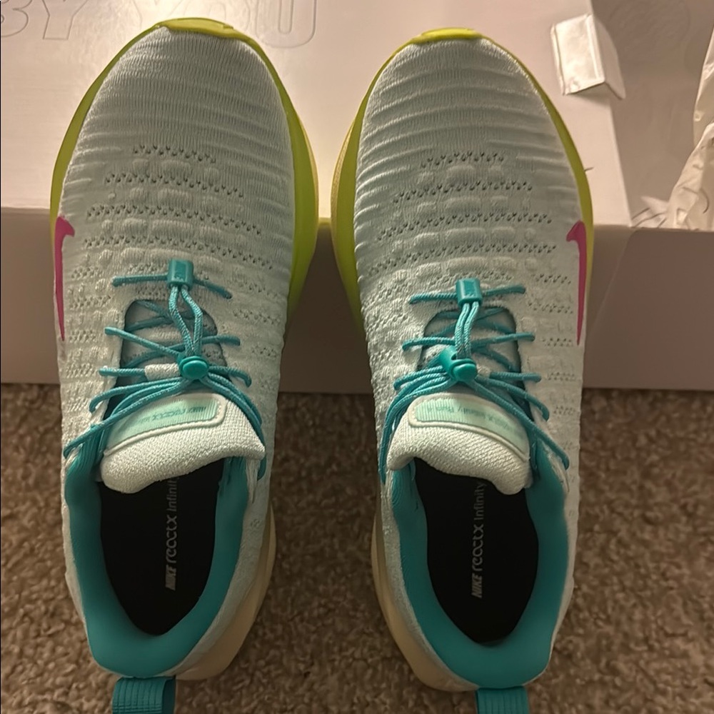 Nike Running Shoes - Light Blue and Pink
